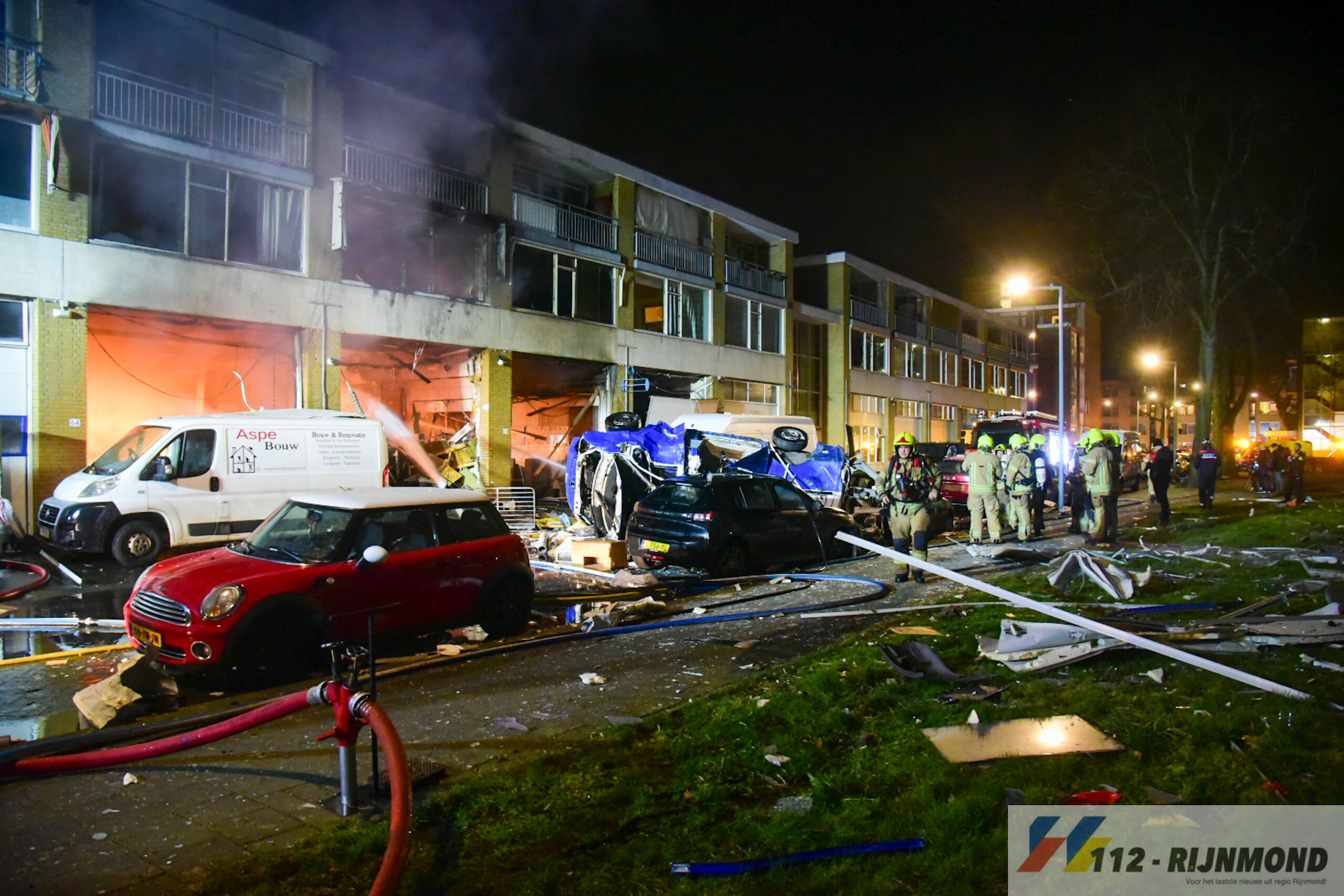 Grote Brand Uitgebroken Na Explosie Bij Appartementencomplex ...